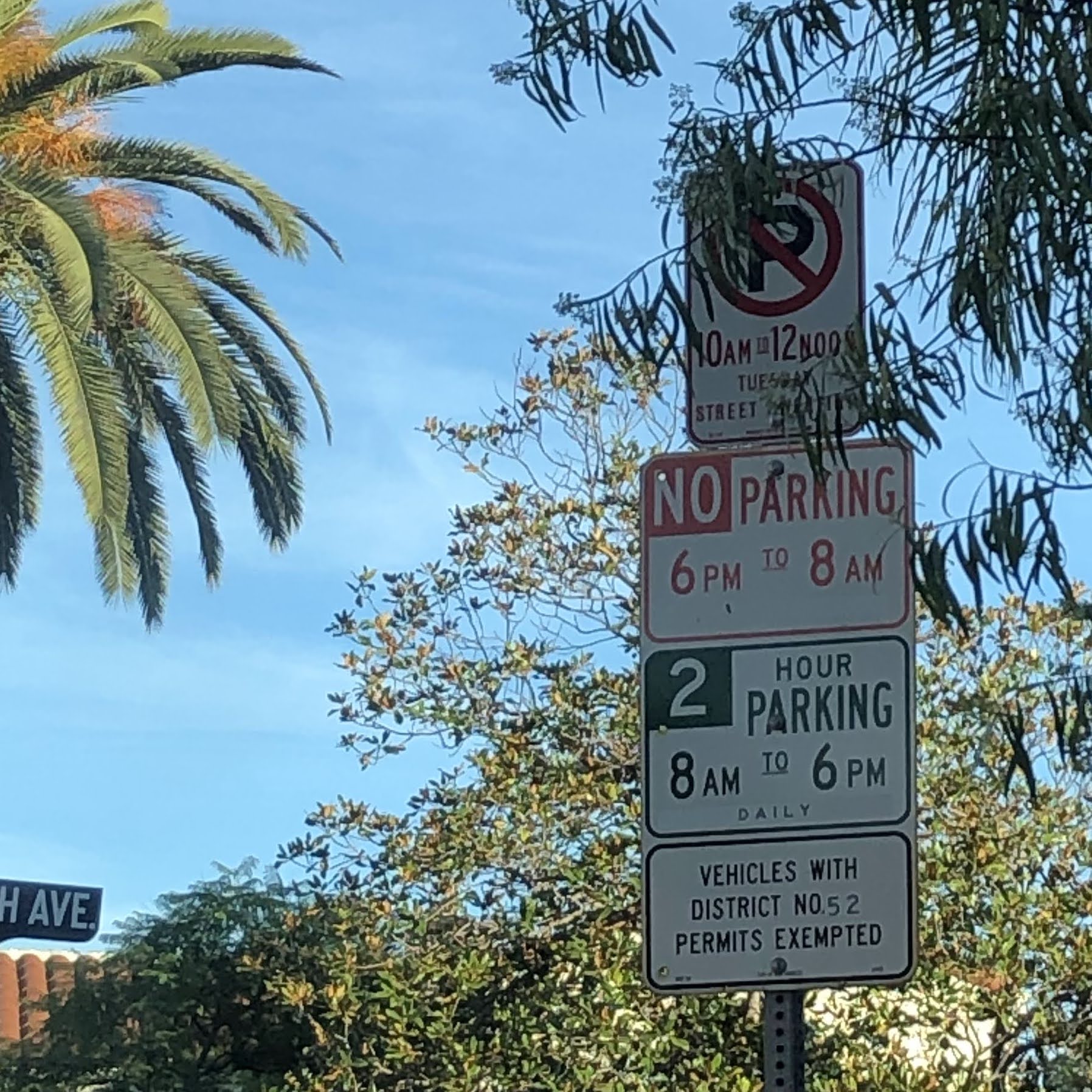 complicated parking sign logic